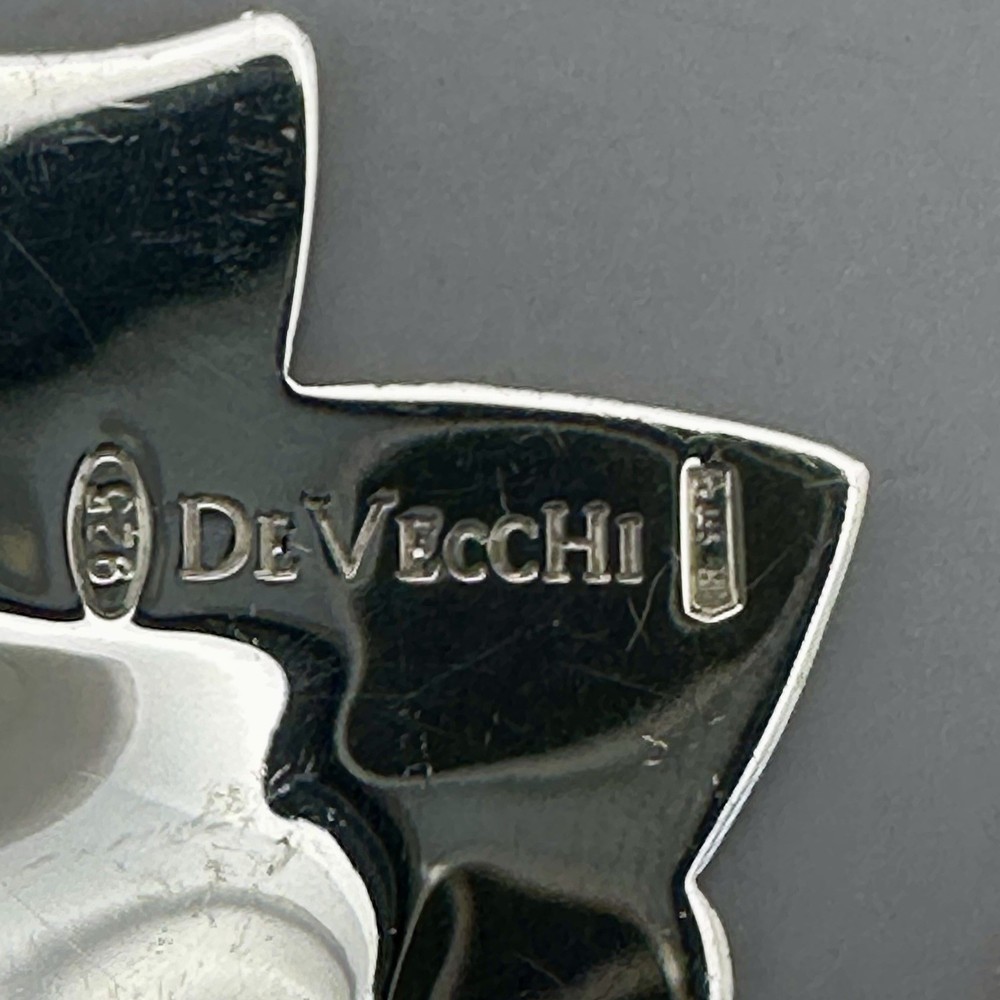 Gabrielle De Vecchi Sterling Silver Phoemina Profile Trinket Dish Ere Collection