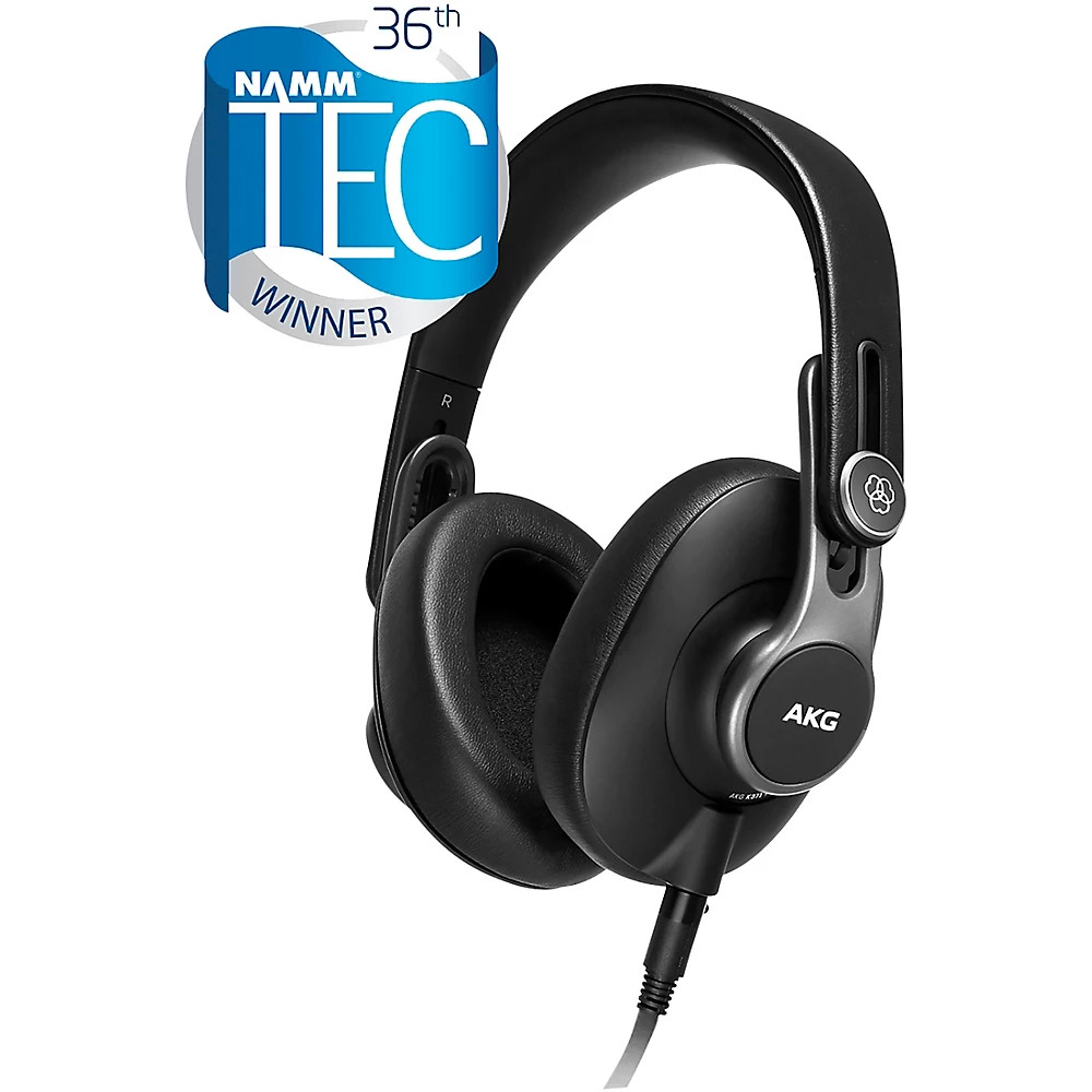 AKG K371 Closed Back Studio Headphones Black