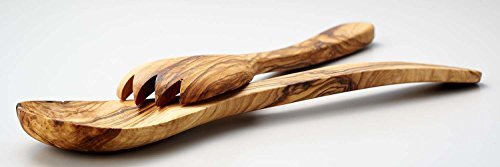 Olive Wood Salad Servers