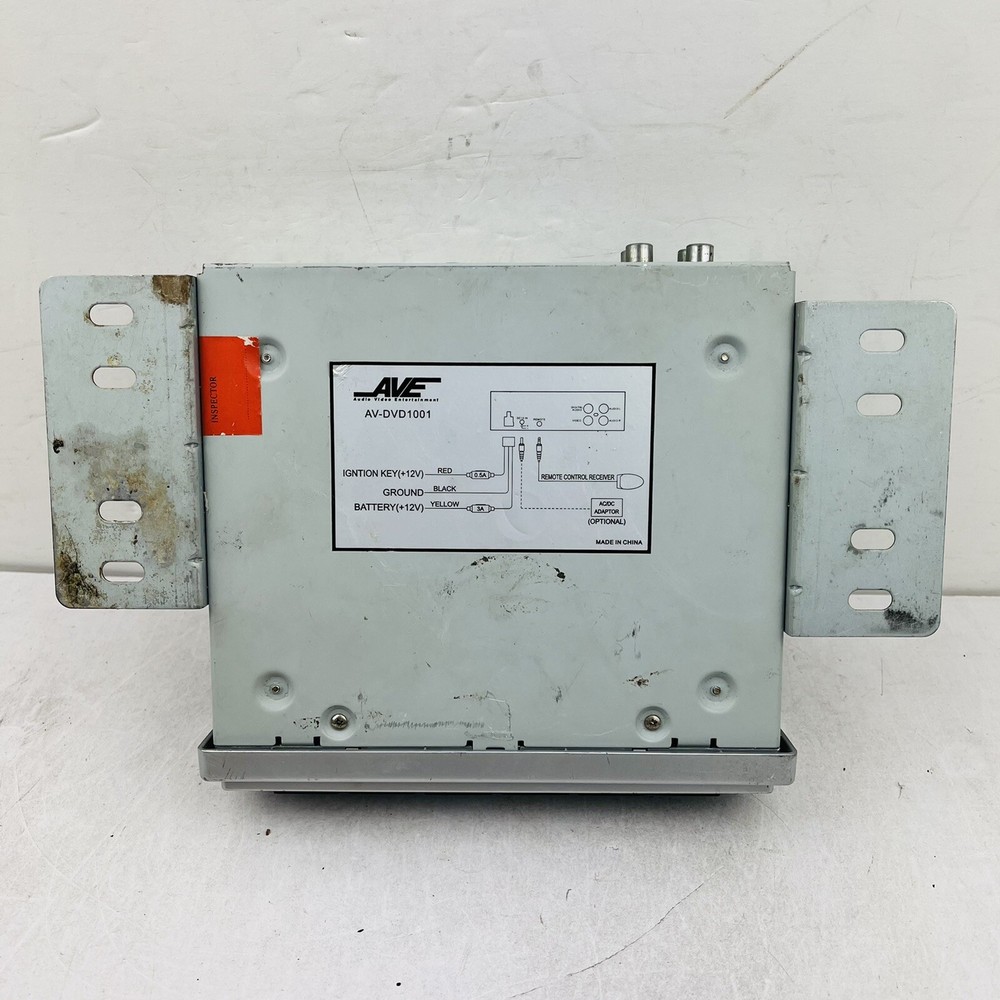 Ave In Dash DVD VCD CD CD-R CD-RW MP3 Playback AV-DVD1001