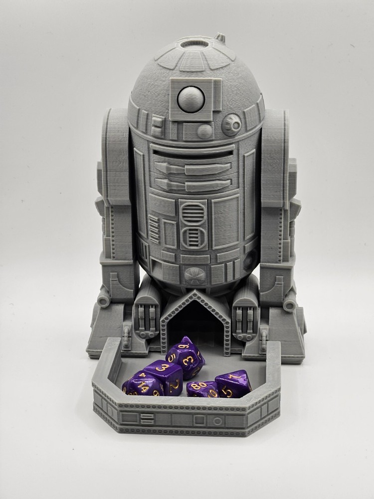 sci fi droid Dice Tower / droid dice roller  DnD/Pathfinder/Tabletop RPG
