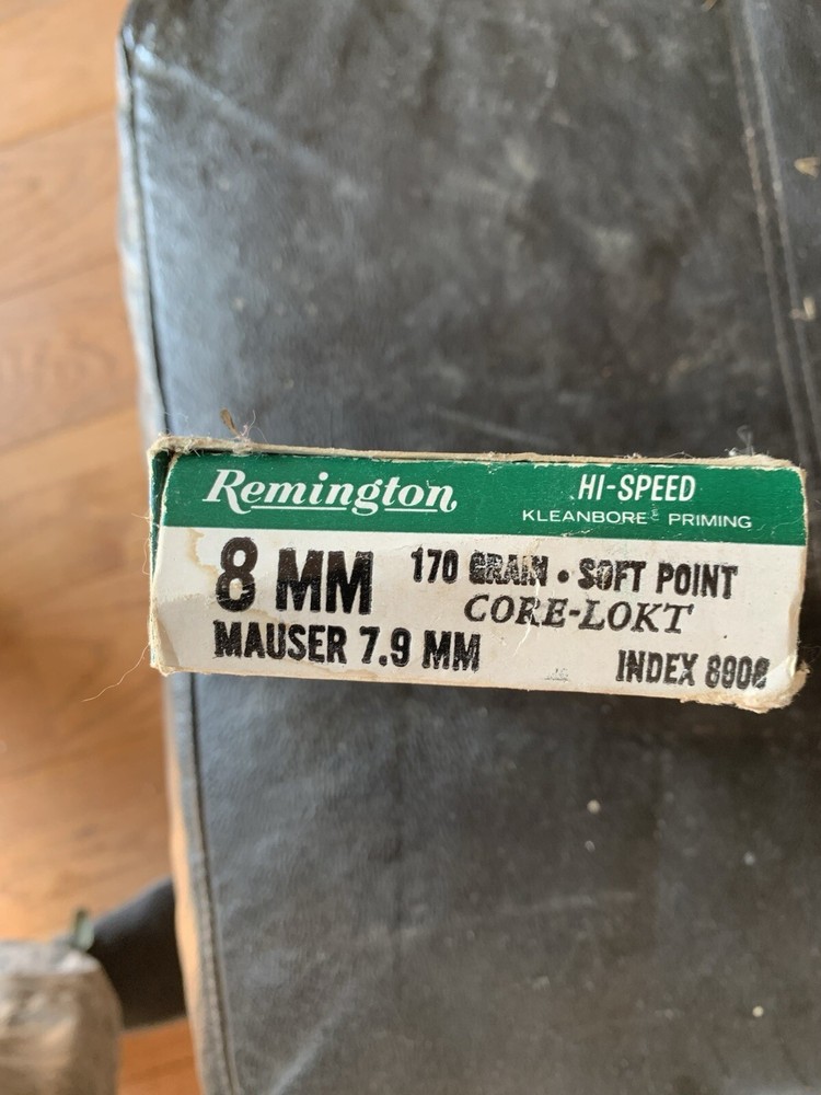 Remington 8mm Mauser Shell Box Empty