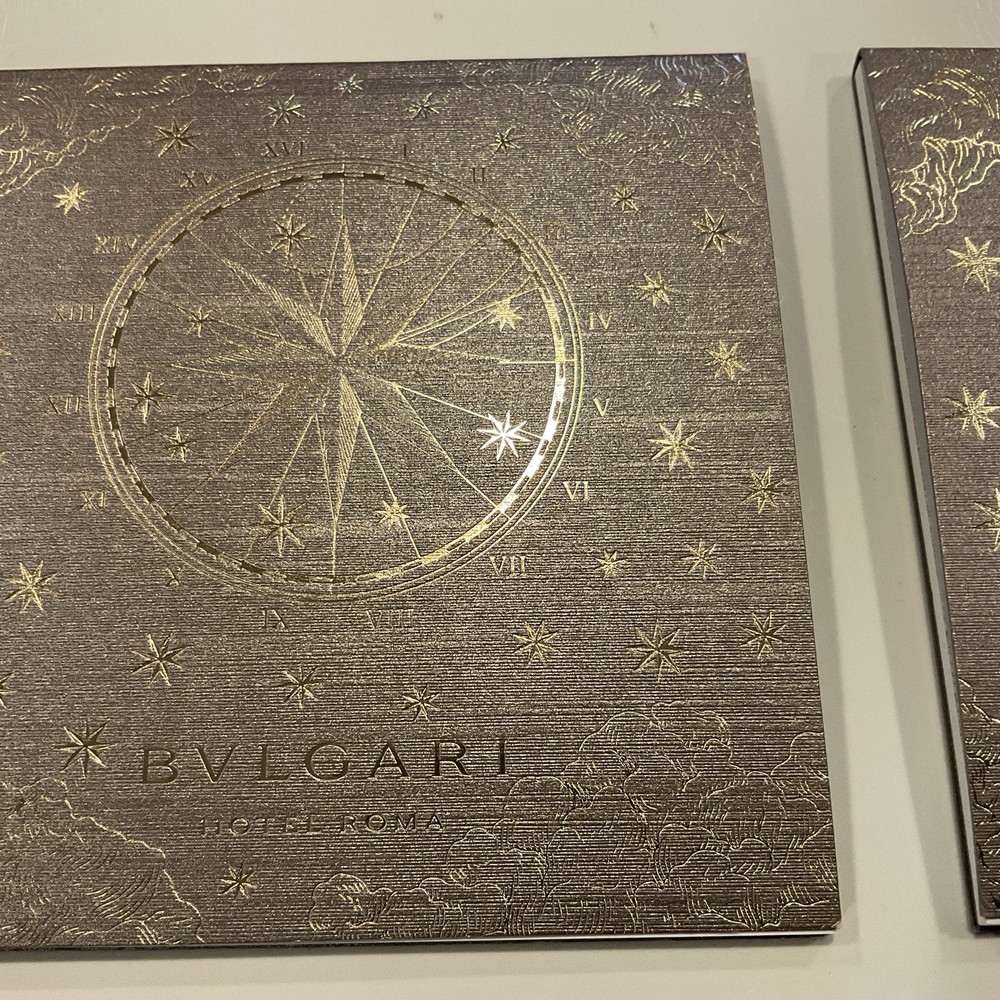2 BULGARI BVLGARI note pads Authentic NEW