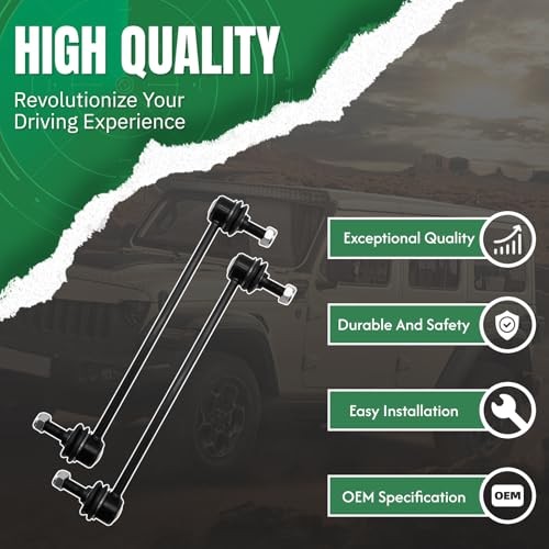 2PCS Front Stabilizer Sway Bar End Links for Buick 2012 2013 2014-2016