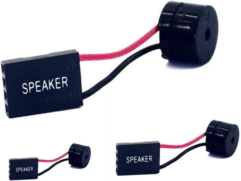 Battery-Powered 3-Pack BIOS Alarm Buzzer for PC Motherboard Diagnostics
