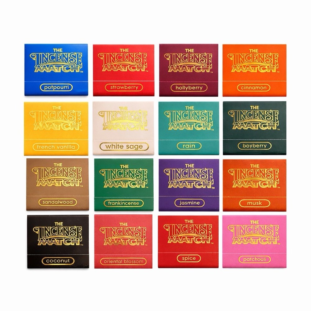 Incense Matches - 16 Scents to Choose From!