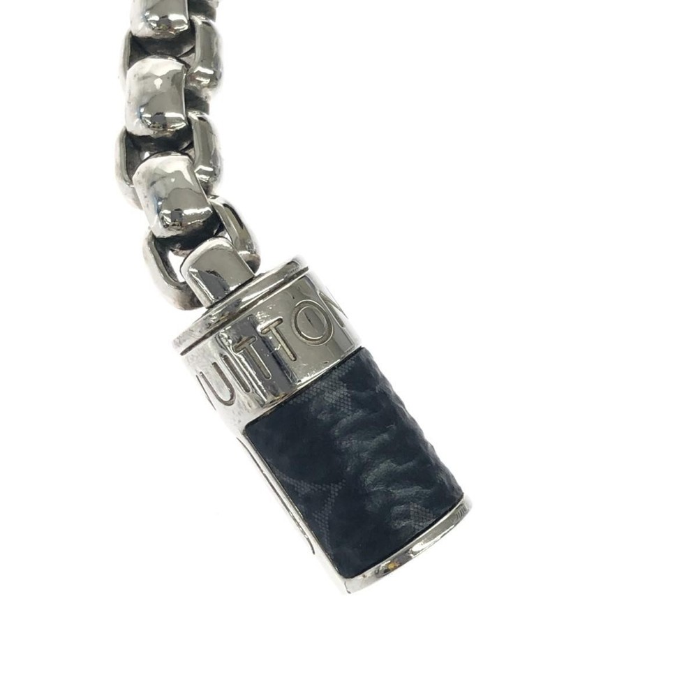 LOUIS VUITTON Monogram Eclipse Chain Bracelet M62592 780891