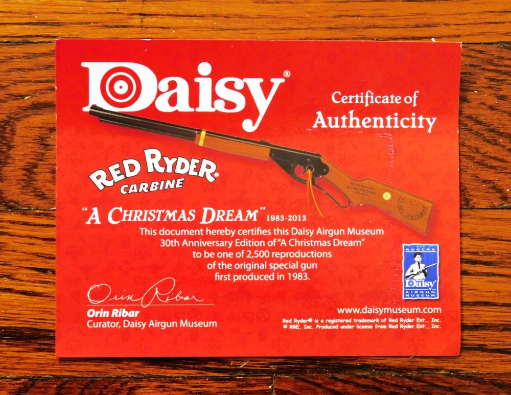 Christmas Dream BB Gun 30th Anniversary