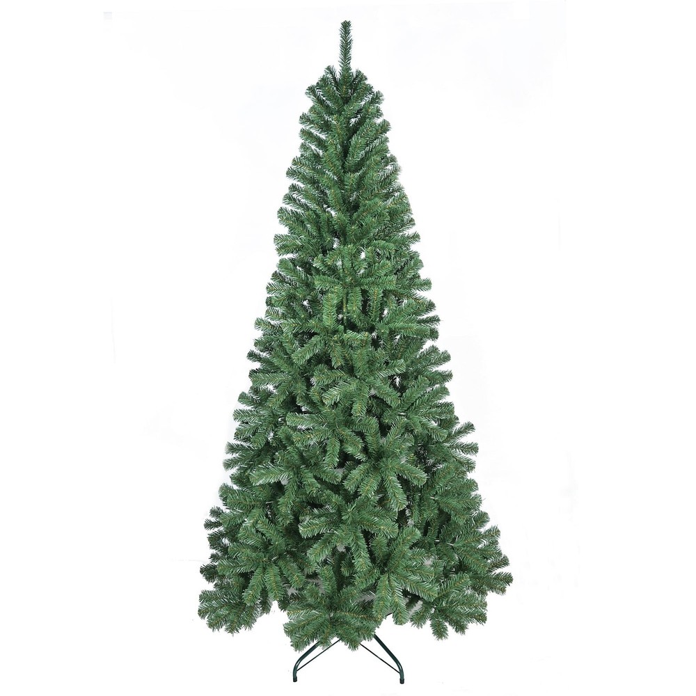 8 Ft Artificial Christmas Tree Classic Spruce Xmas Tree With 1136 Branch Tips
