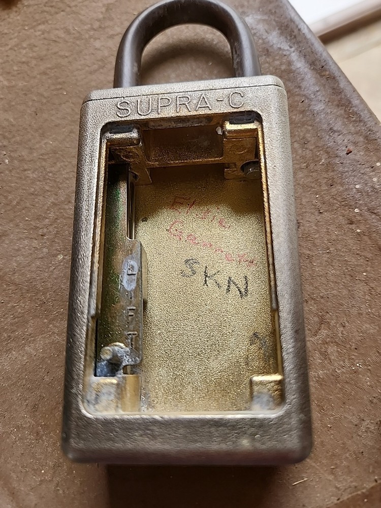 Supra-C Heavy-Duty Vintage Key Storage Combination Lock Box