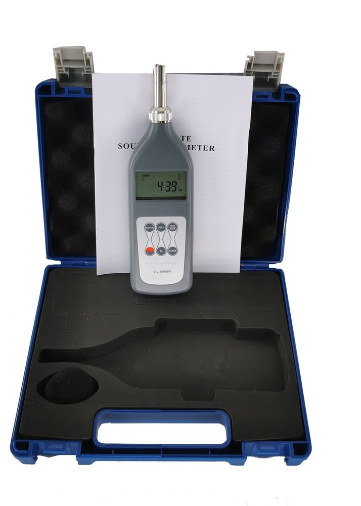 Digital Handheld Impulse Integrating Sound Level Gauge Range 25dB~130dB (A)
