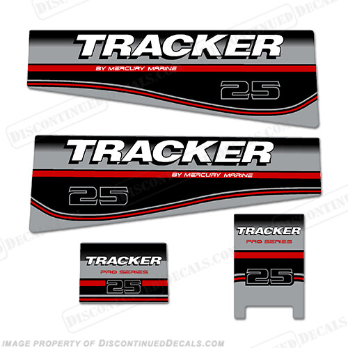Fits Tracker 25hp Engine Decal kit