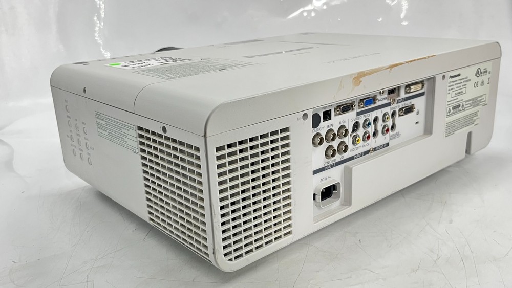 Panasonic PT-EZ570U LCD Projector White 2121HR