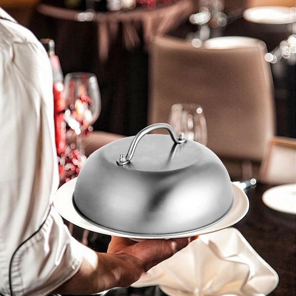9" Wide Smashed Burger Griddle Accessory Dome for Blackstone Melting &...