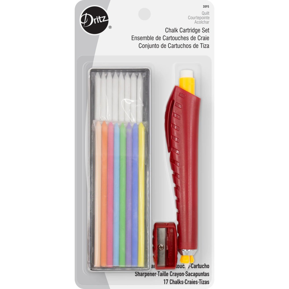 Dritz Chalk Cartridge Set, Assorted Chalk