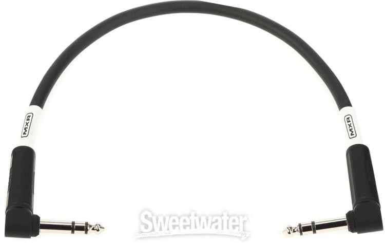 MXR DCIST01RR TRS Stereo Cable - 1' Angle-Angle