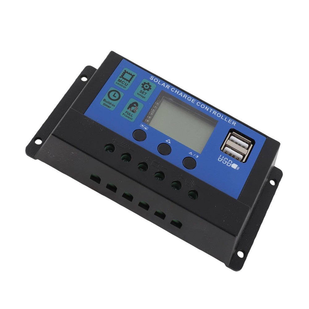 Solar Controller 50A PWM 12V 24V Auto with LCD Display Industrial Controller ...