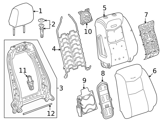 Genuine GM F Restraint 85015216