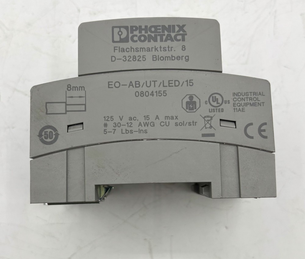 Phoenix Contact / EO-AB/UT/LED/15 0804155 / Hole Type Socket