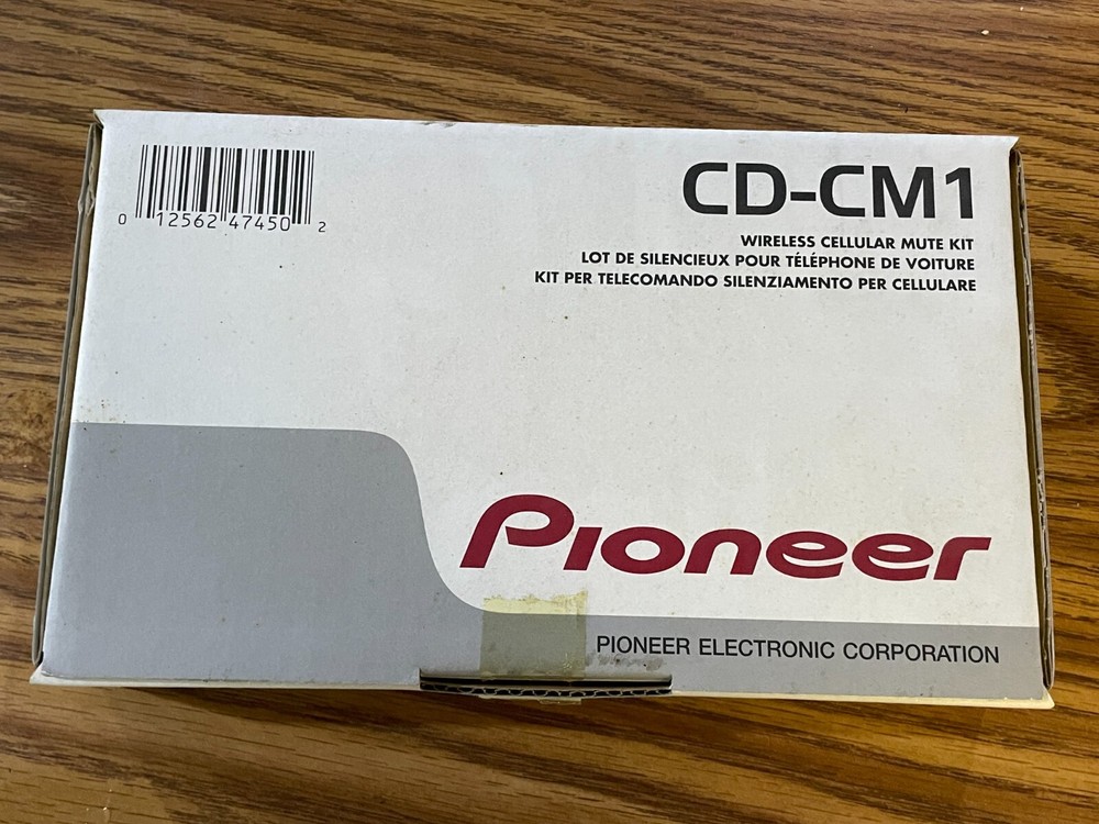 Pioneer CD-CM1 Wireless Cellular Mute Kit
