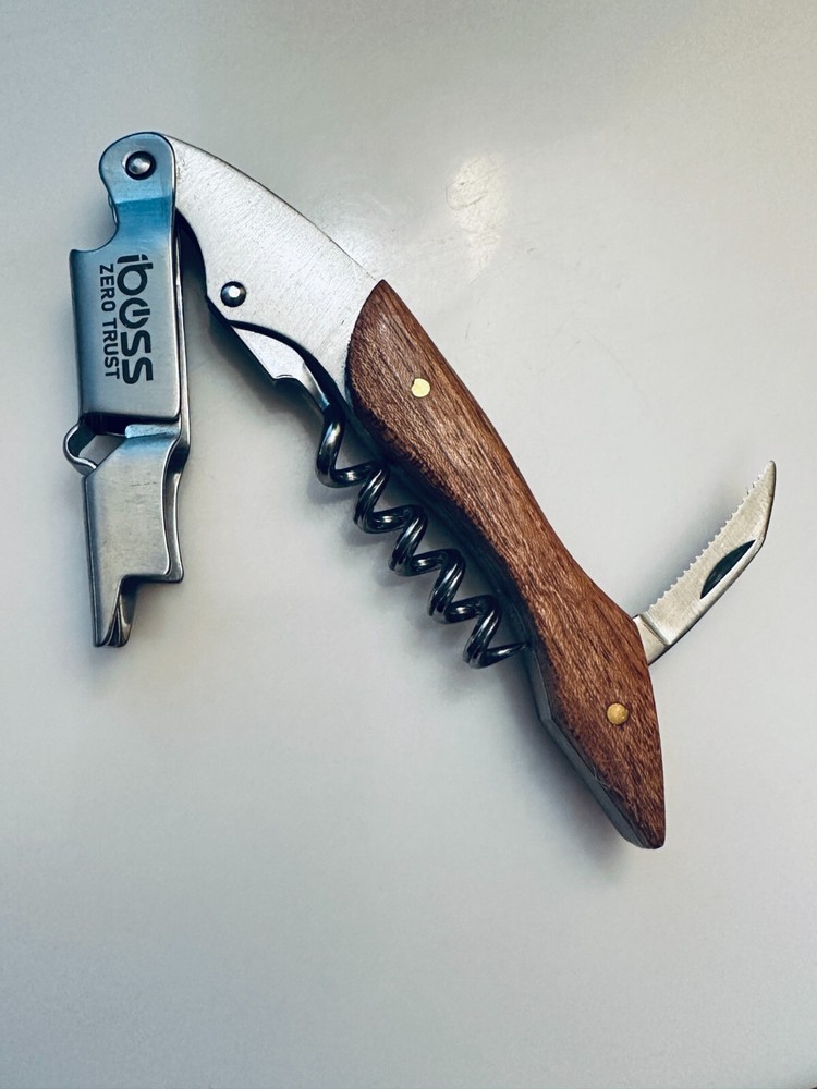 iboss Zero Trust Waiters Quality Corkscrew Wine Key Opener
