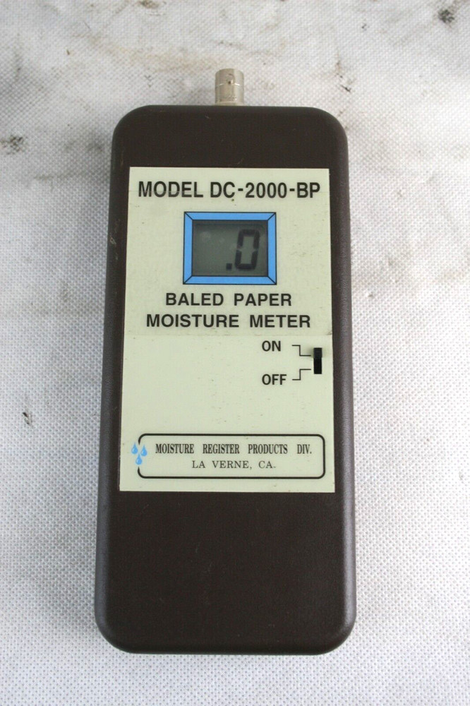 Baled Paper Moisture Meter Model DC-2000-BP
