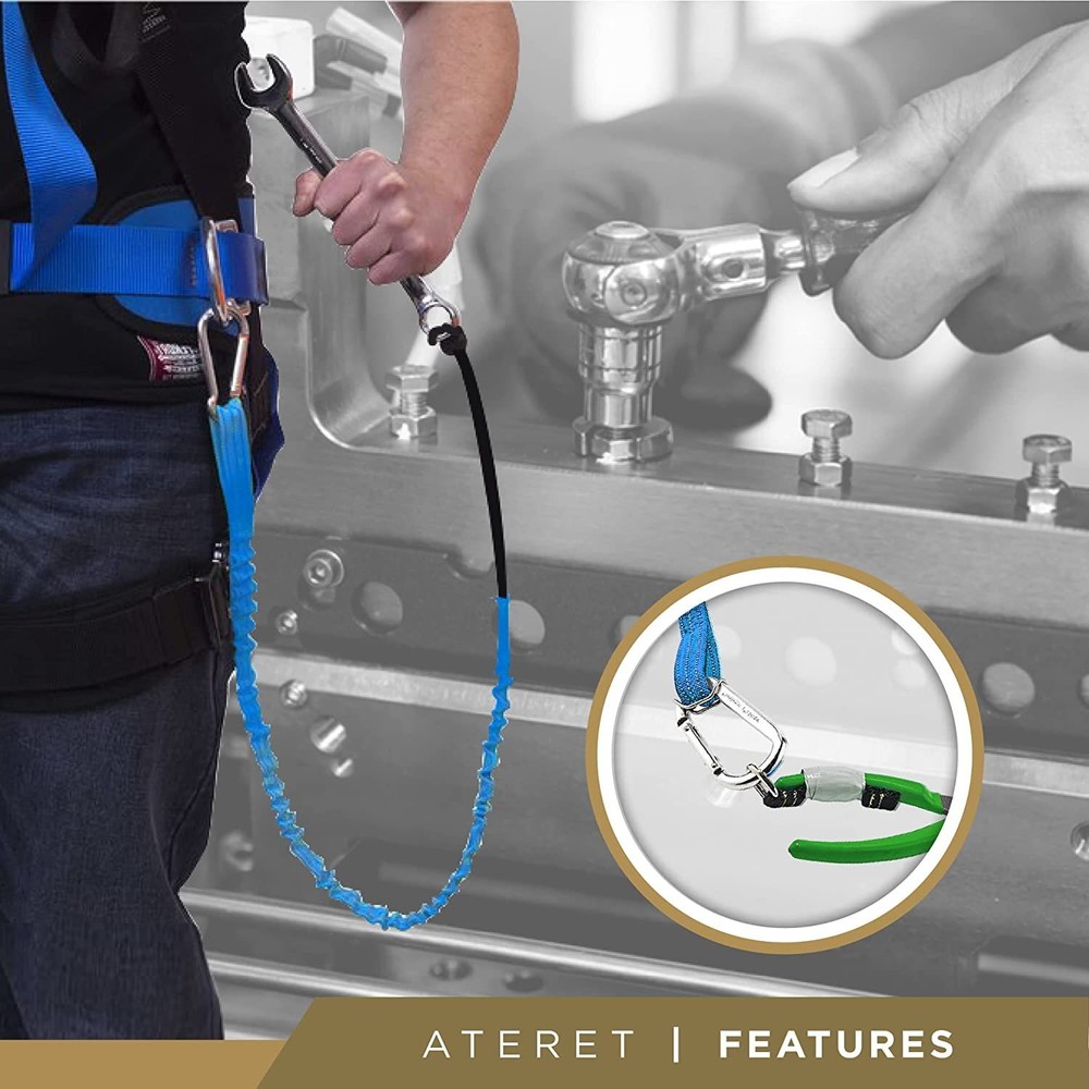 Palmer Safety Tool Lanyard w/ Single Carabiner & Adjustable Loop End, Maximum...