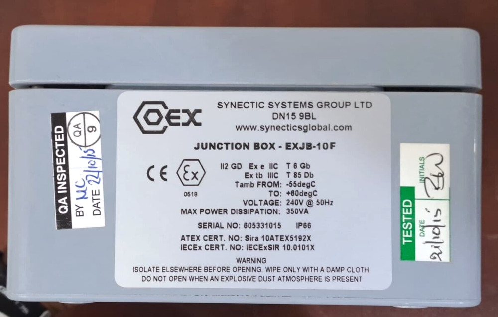 COEX SYNECTIC DN159BL JUNCTION BOX