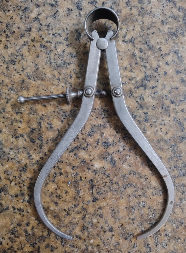 🗽 STARRETT 6" OD CALIPER MACHINIST/TOOLMAKER