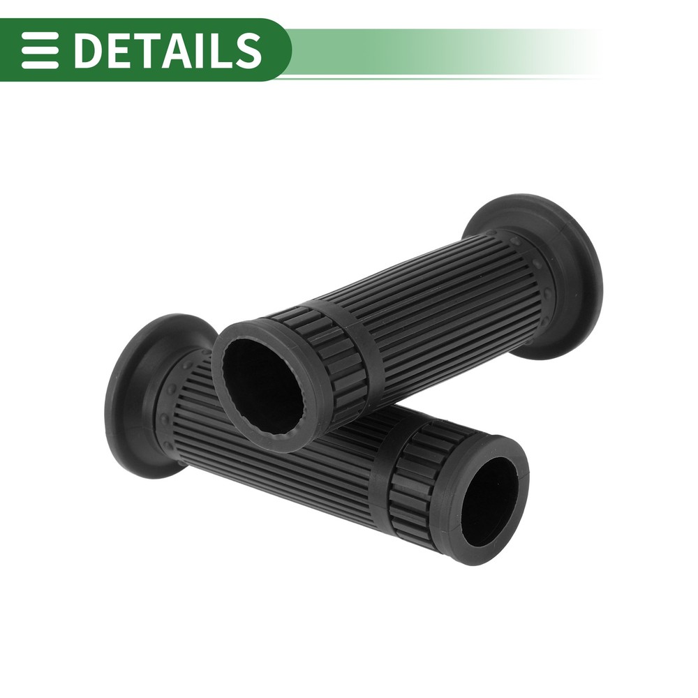 1" 25mm Motorcycle Knobs Handlebar Cover TPU Black