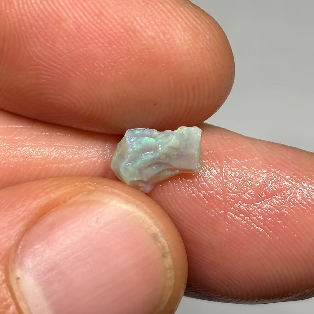 Bright Colorful Uncut Australian Lightning Ridge Opal Parcel