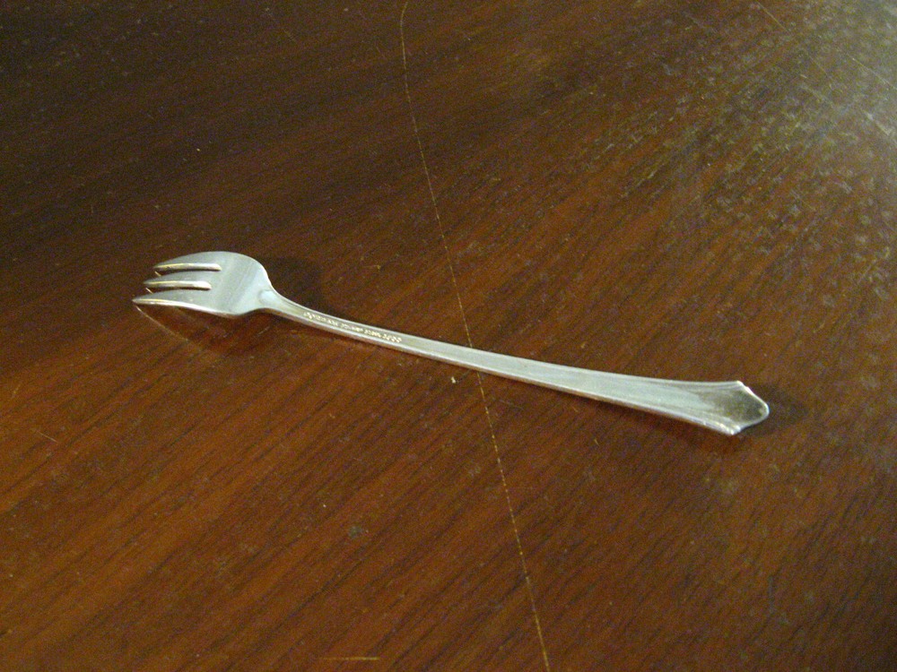 Gorham Silverplate Lady Caroline Cocktail Seafood Fork - Antique Silverware