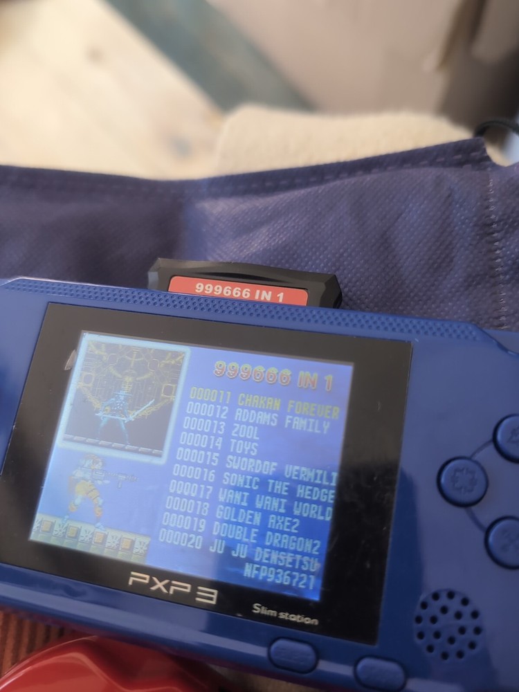 Pxp3 Blue With Cords And Games