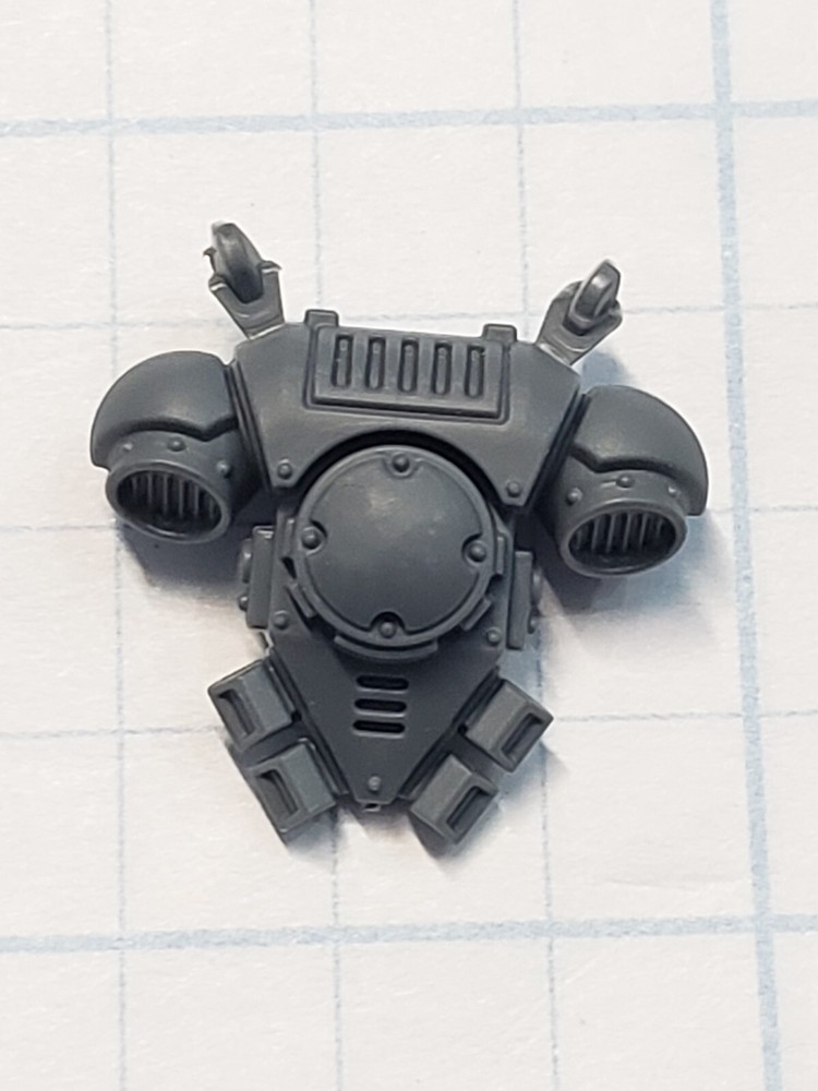 Warhammer 40k Space Wolves Bits Grey Hunters Pips Mark X Backpack #76