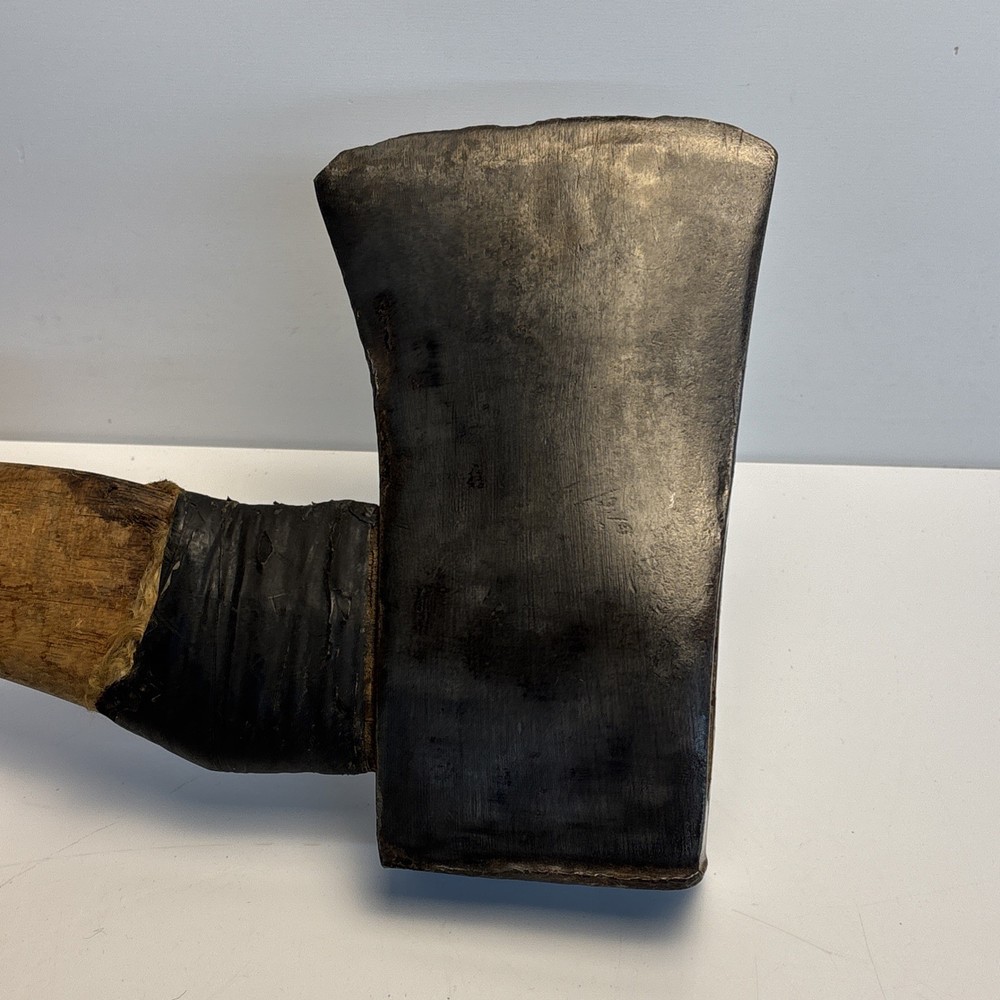 Vintage Unmarked Axe 36” Handle 4.5” Edge Wood Handle