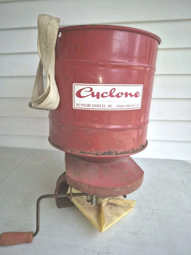 VINTAGE CYCLONE WALKING SEEDER,FERTILIZER