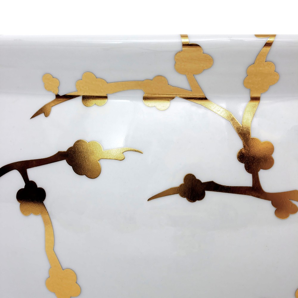 12" Gold Branches Fishbowl