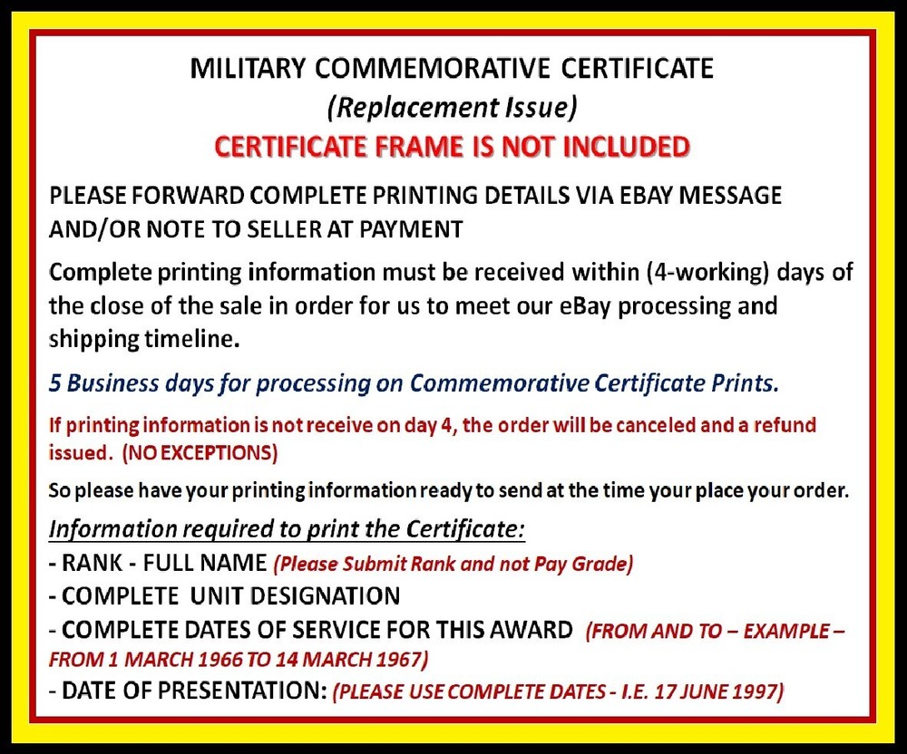 366TH INFANTRY REGIMENT / COMMEMORATIVE - CERTIFICATE OF COMMENDATION