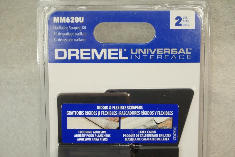 Dremel MM620U Oscillating Scraping Kit - Universal Interface 2-Piece Set