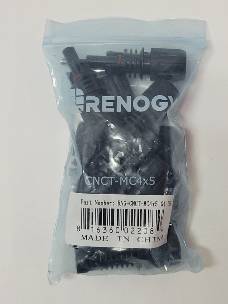 Renogy MC4 Connectors (5 pairs per bag)