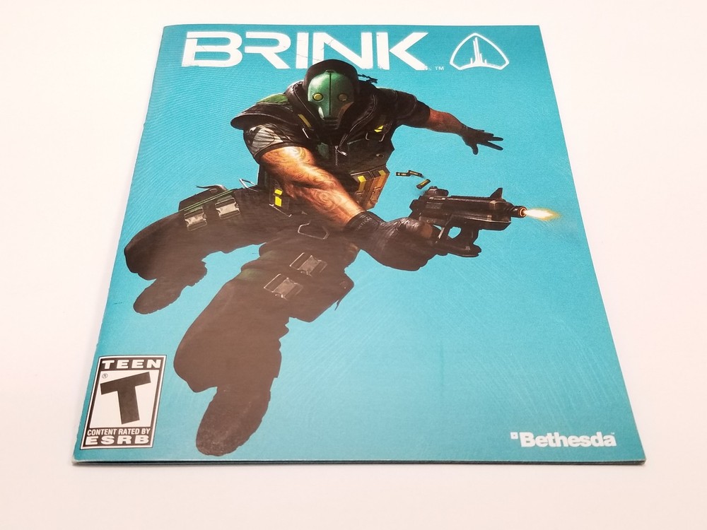 Brink Manual Instruction Booklet ONLY!!! PS3