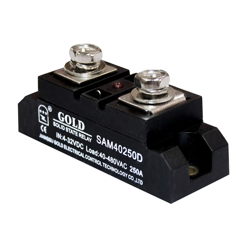 GOLD Industrial solid state relay SAM40250D 250A Dc controlled AC 220V