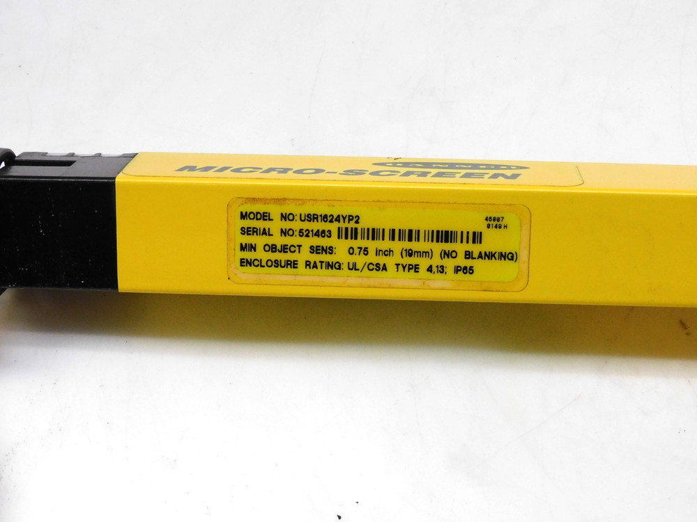 BANNER USR1624YP2 Micro Screen Light Curtain Reciever