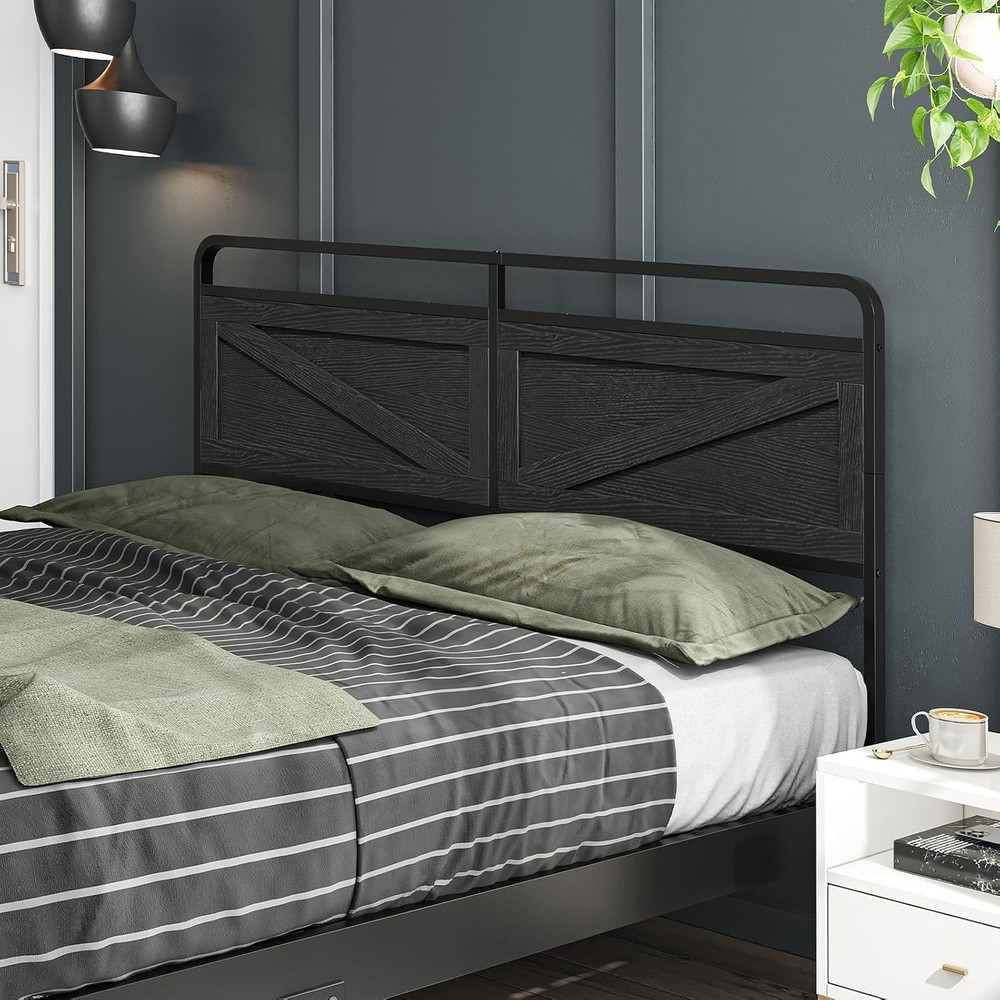 Wooden Panel Headboard Queen Headboard Minimalist Head Board Bed Frame Adapter