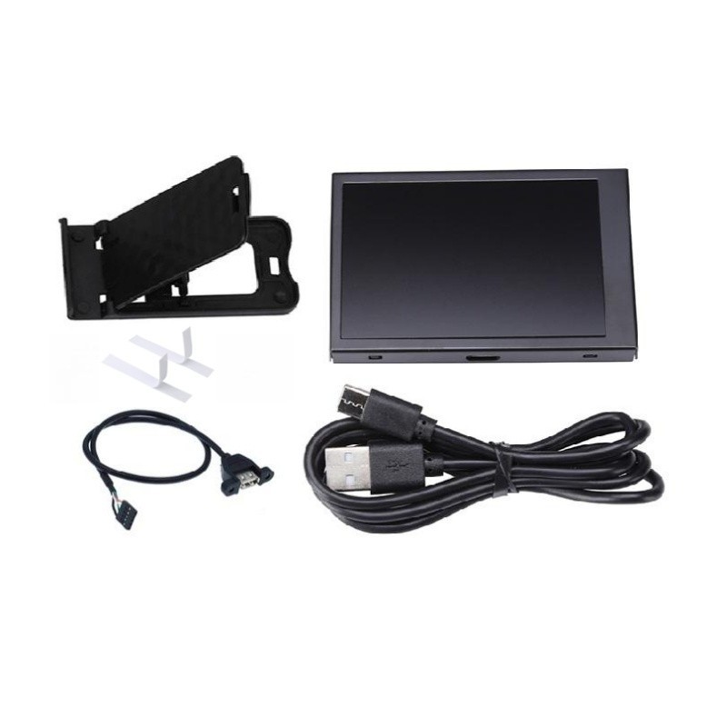 3.5" IPS TYPE-C Secondary Screen USB Monitor CPU GPU RAM HDD AIDA64 Computer