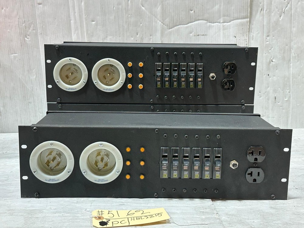 CUSTOM 20A POWER DISTRO RACK PACK PANEL #5162 (One) THS