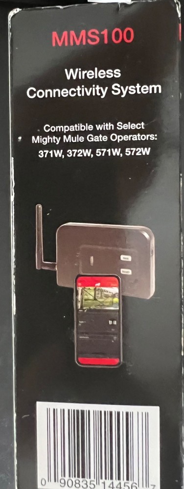 Mighty Mule MMS100 100 Wireless Connectivity System Black 4567