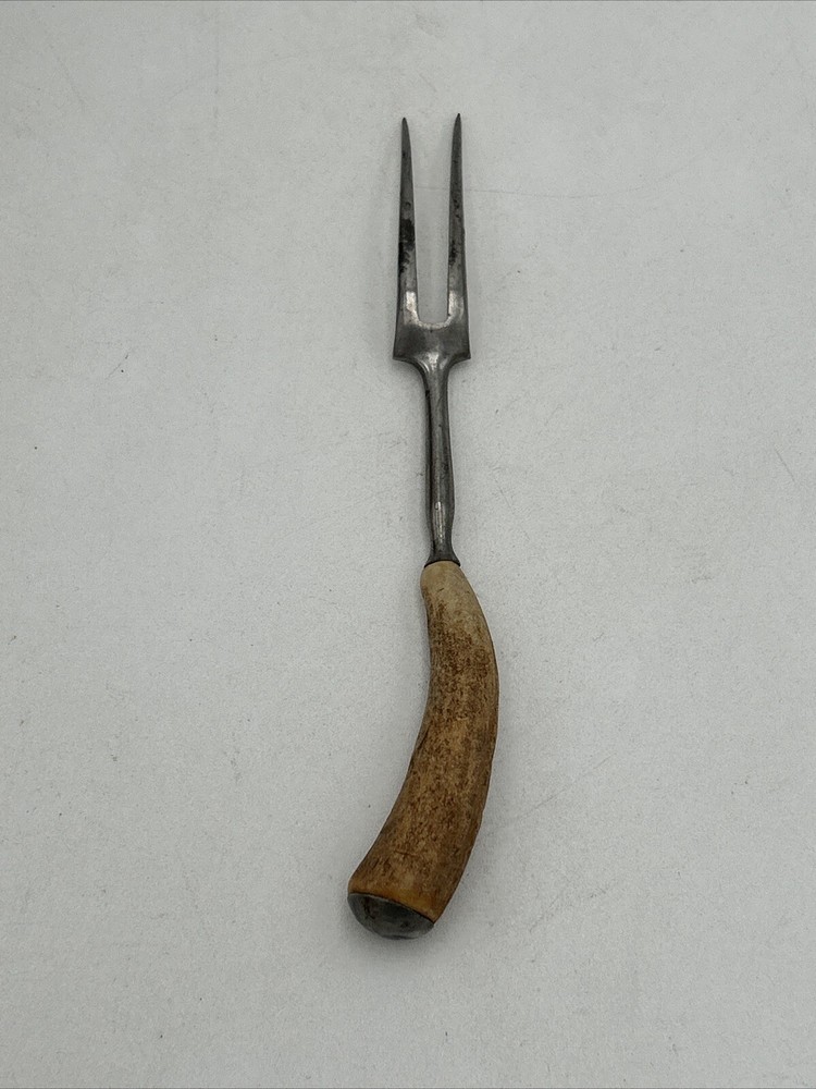 Antique Wilson Hawksworth & Moss Bone Handle Knife blade And Fork Set