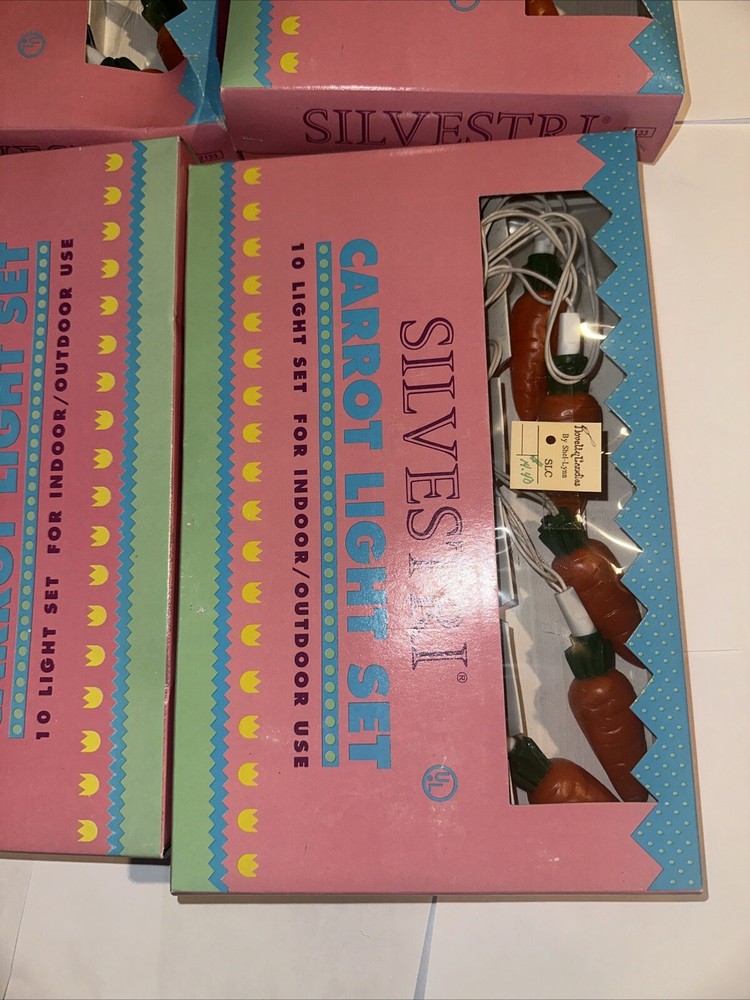 Silvestri Carrot Light Set Lot 4 Boxes