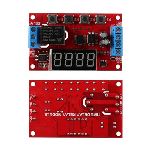 12V Multi-Mode Time Delay Relay Module, Adjustable Delay Timer, for 12v
